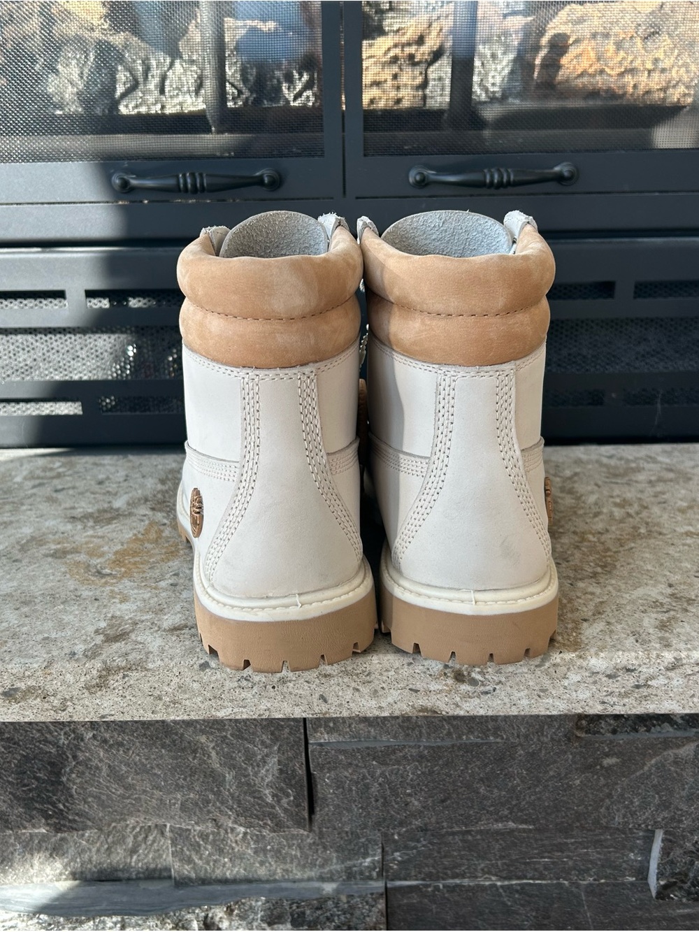 Brand New! Timberland Limited Edition “Milk & Cookies” Beige Boots - Picture 5 of 7